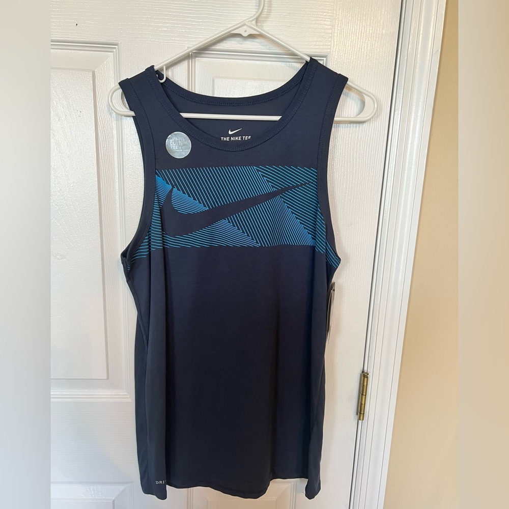 Nike. Dri- fit cotton tank top.